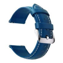 Island Blue Leather Strap
